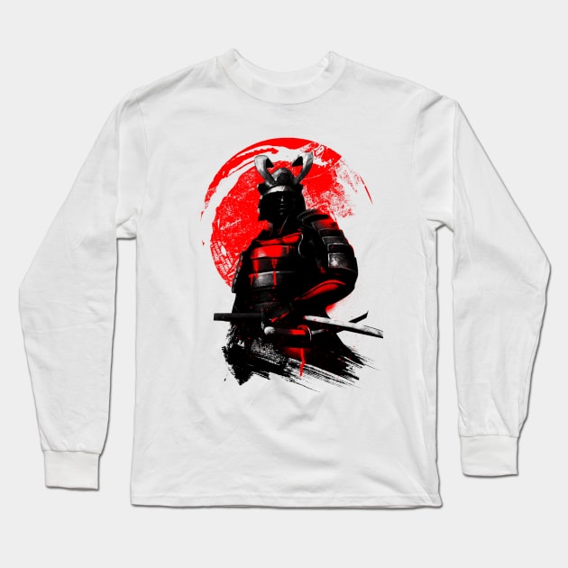 the Samurai Long Sleeve T-Shirt by clingcling